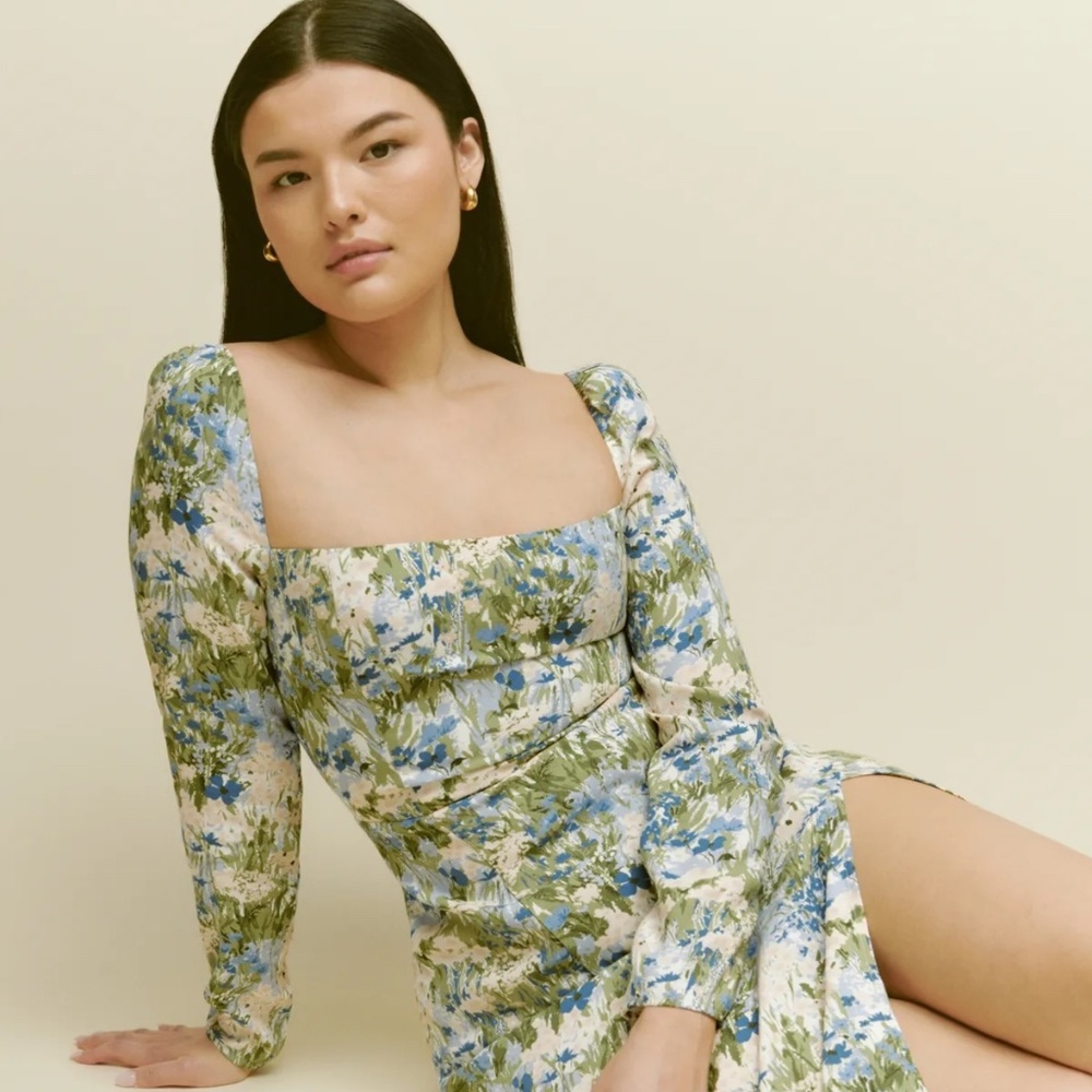 Reformation Sigmund Dress in Hillside - size 6